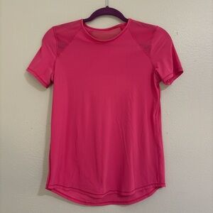 Lululemon Athletica Sonic Pink Short Sleeve Sculpt Tee